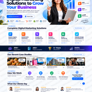 Modern Digital Marketing Agency Website Design