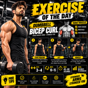 Exercise of the Day – Dumbbell Bicep Curl