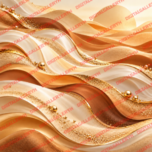 Desert Sand Trio – Luxury Abstract Desert Dunes in Warm Neutral Gradients
