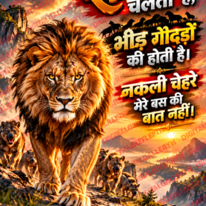 🦁शेर अकेला चलता है, भीड़ गीदड़ों की होती है 🔥 | नकली चेहरे मेरे बस की बात नहीं 😈 | Hindi and English