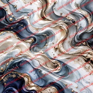 Silver Mist Collection – Luxury Grey & Silver Abstract Fluid Art