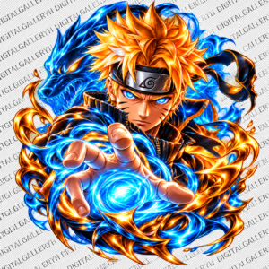 5D Anime Energy T-Shirt Design