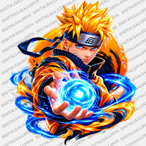 5D Naruto Rasengan T-Shirt Design