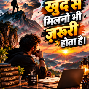 **कभी-कभी खुद से मिलना भी ज़रूरी होता है ❤️✨ | Hindi and English