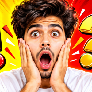 Shocked Face Reaction YouTube Thumbnail