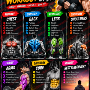 Weekly Workout Split image