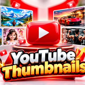 YouTube Thumbnail Editable Templets