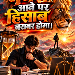 वक्त आने पर हिसाब बराबर होगा 🔥🦁 | Hindi and English